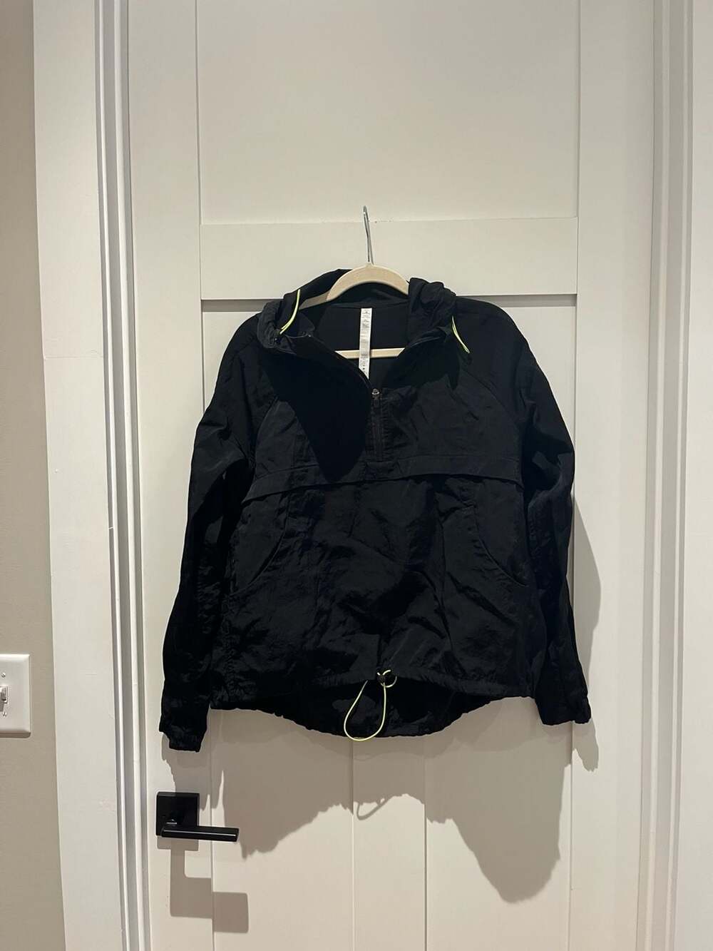 Lululemon Lightweight Half-Zip Anorak Jacket Black Size M/L